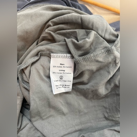 Tiffany Rose FRANCESCA MATERNITY MAXI DRESSIn Steel Blue Size 3 or 8-10 US - Picture 6 of 8